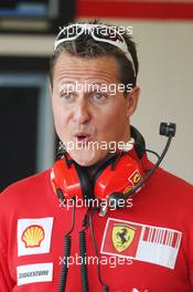 03.03.2009 Jerez, Spain,  Michael Schumacher (GER), Scuderia Ferrari, attends testing - Formula 1 Testing, Jerez