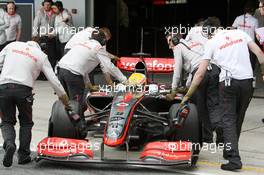 04.03.2009 Jerez, Spain,  Lewis Hamilton (GBR), McLaren Mercedes, MP4-24 - Formula 1 Testing, Jerez