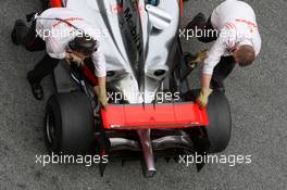 04.03.2009 Jerez, Spain,  Lewis Hamilton (GBR), McLaren Mercedes, MP4-24, detail - Formula 1 Testing, Jerez