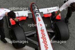 04.03.2009 Jerez, Spain,  Lewis Hamilton (GBR), McLaren Mercedes, MP4-24, detail - Formula 1 Testing, Jerez