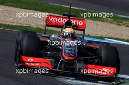 16.03.2009 Jerez, Spain,  Lewis Hamilton (GBR), McLaren Mercedes, MP4-24 - Formula 1 Testing, Jerez