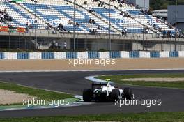 16.03.2009 Jerez, Spain,  Rubens Barrichello (BRA), BrawnGP, Brawn GP, BGP001, BGP 001 - Formula 1 Testing, Jerez
