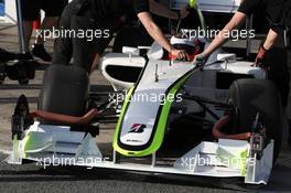 16.03.2009 Jerez, Spain,  Rubens Barrichello (BRA), BrawnGP, Brawn GP, BGP001, BGP 001 - Formula 1 Testing, Jerez