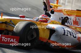 16.03.2009 Jerez, Spain,  Fernando Alonso (ESP), Renault F1 Team, R29, detail - Formula 1 Testing, Jerez