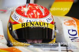 16.03.2009 Jerez, Spain,  Fernando Alonso (ESP), Renault F1 Team - Formula 1 Testing, Jerez
