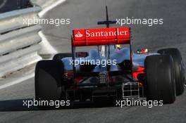 16.03.2009 Jerez, Spain,  McLaren Mercedes have a monitoring device on the diffuser of the MP4-24 - Formula 1 Testing, Jerez