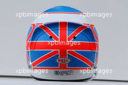 16.03.2009 Jerez, Spain,  The helmet of Jenson Button (GBR), BrawnGP, Brawn GP- Formula 1 Testing, Jerez
