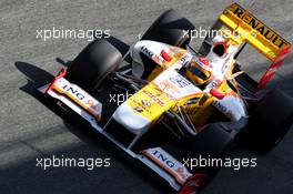 16.03.2009 Jerez, Spain,  Fernando Alonso (ESP), Renault F1 Team, R29 - Formula 1 Testing, Jerez