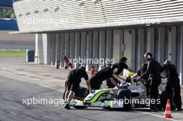 17.03.2009 Jerez, Spain,  Jenson Button (GBR), BrawnGP, Brawn GP, BGP001, BGP 001 - Formula 1 Testing, Jerez