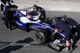 18.03.2009 Jerez, Spain,  Kazuki Nakajima (JPN), Williams F1 Team, FW31 - Formula 1 Testing, Jerez