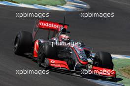 18.03.2009 Jerez, Spain,  Heikki Kovalainen (FIN), McLaren Mercedes, MP4-24 - Formula 1 Testing, Jerez