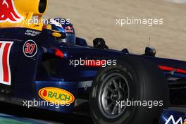 03.12.2009 Jerez, Spain,  Daniel Ricciardo (AUS), Tests for Red Bull Racing - Formula 1 Testing, Jerez