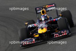 03.12.2009 Jerez, Spain,  Daniel Ricciardo (AUS), Tests for Red Bull Racing, with a horn on the nose - Formula 1 Testing, Jerez