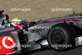 03.12.2009 Jerez, Spain,  Oliver Turvey (GBR), Tests for Mclaren Mercedes - Formula 1 Testing, Jerez