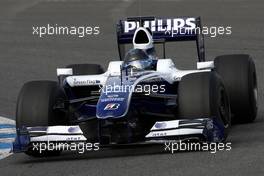 03.12.2009 Jerez, Spain,  Nico Hulkenberg (GER), WilliamsF1 Team - Formula 1 Testing, Jerez