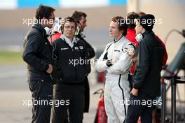 03.12.2009 Jerez, Spain,  Andrew Shovlin (GBR), BrawnGP, Senior Race Engineer to Jenson Button (GBR) Mike Conway (GBR), Tests for BrawnGP, Marcus Ericsson (SWE), Tests for BrawnGP - Formula 1 Testing, Jerez