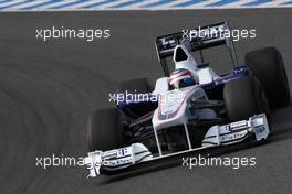 03.12.2009 Jerez, Spain,  BBertrand Baguette (BEL) Tests for the BMW Sauber F1 Team - Formula 1 Testing, Jerez