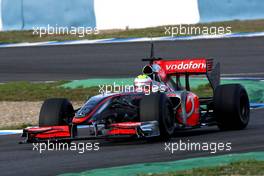 03.12.2009 Jerez, Spain,  Oliver Turvey (GBR), Tests for Mclaren Mercedes - Formula 1 Testing, Jerez