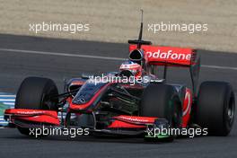 03.12.2009 Jerez, Spain,  Gary Paffett (GBR), Test Driver, McLaren Mercedes - Formula 1 Testing, Jerez