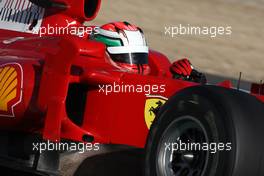 03.12.2009 Jerez, Spain,  Pablo Sanchez Lopez (MEX), Tests for Scuderia Ferrari - Formula 1 Testing, Jerez