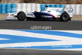 03.12.2009 Jerez, Spain,  Bertrand Baguette (BEL) Tests for the BMW Sauber F1 Team - Formula 1 Testing, Jerez