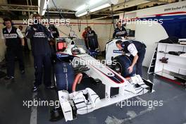 03.12.2009 Jerez, Spain,  Bertrand Baguette (BEL) Tests for the BMW Sauber F1 Team - Formula 1 Testing, Jerez