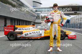 01.12.2009 Jerez, Spain,  Bertrand Baguette (BEL) Tests for  the Renault F1 Team- Formula 1 Testing, Jerez