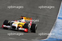 01.12.2009 Jerez, Spain,  Bertrand Baguette (BEL) Tests for  the Renault F1 Team- Formula 1 Testing, Jerez