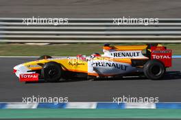 01.12.2009 Jerez, Spain,  Bertrand Baguette (BEL) Tests for  the Renault F1 Team- Formula 1 Testing, Jerez