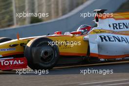 01.12.2009 Jerez, Spain,  Bertrand Baguette (BEL) Tests for  the Renault F1 Team- Formula 1 Testing, Jerez