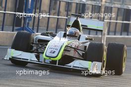 01.12.2009 Jerez, Spain,  Mike Conway (GBR), Tests for BrawnGP - Formula 1 Testing, Jerez