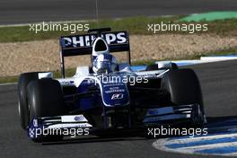 01.12.2009 Jerez, Spain,  Andy Soucek (ESP), Tests for WilliamsF1 Team - Formula 1 Testing, Jerez