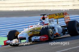 01.12.2009 Jerez, Spain,  Bertrand Baguette (BEL) Tests for  the Renault F1 Team- Formula 1 Testing, Jerez