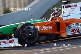 01.12.2009 Jerez, Spain,  JR Hildebrand (USA), Tests for Force India - Formula 1 Testing, Jerez