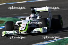 01.12.2009 Jerez, Spain,  Mike Conway (GBR), Tests for BrawnGP - Formula 1 Testing, Jerez