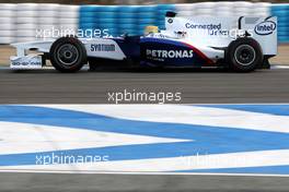 02.12.2009 Jerez, Spain,  Esteban Gutierrez (MEX), Tests for BMW Sauber team- Formula 1 Testing, Jerez