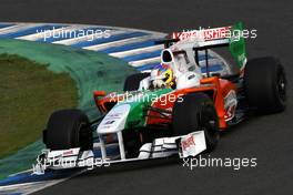 02.12.2009 Jerez, Spain,  Paul di Resta (GBR), Tests for Force India - Formula 1 Testing, Jerez
