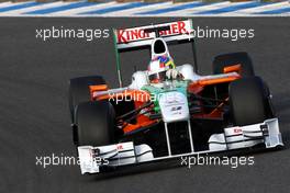 02.12.2009 Jerez, Spain,  Paul di Resta (GBR), Tests for Force India- Formula 1 Testing, Jerez