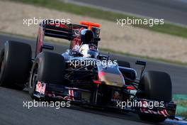 02.12.2009 Jerez, Spain,  Mirko Bortolotti (ITA), Tests for Scuderia Toro Rosso- Formula 1 Testing, Jerez