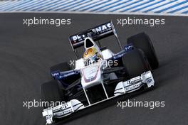 02.12.2009 Jerez, Spain,  Esteban Gutierrez (MEX), Tests for BMW Sauber team- Formula 1 Testing, Jerez