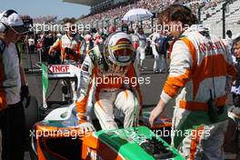 04.10.2009 Suzuka, Japan,  Adrian Sutil (GER), Force India F1 Team- Formula 1 World Championship, Rd 15, Japanese Grand Prix, Sunday Pre-Race Grid