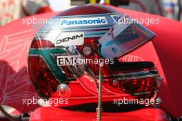 04.10.2009 Suzuka, Japan,  Helmet of Jarno Trulli (ITA), Toyota F1 Team  - Formula 1 World Championship, Rd 15, Japanese Grand Prix, Sunday Pre-Race Grid