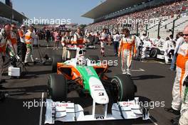 04.10.2009 Suzuka, Japan,  Adrian Sutil (GER), Force India F1 Team- Formula 1 World Championship, Rd 15, Japanese Grand Prix, Sunday Pre-Race Grid