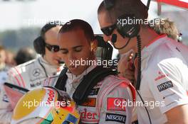 04.10.2009 Suzuka, Japan,  Lewis Hamilton (GBR), McLaren Mercedes - Formula 1 World Championship, Rd 15, Japanese Grand Prix, Sunday Pre-Race Grid