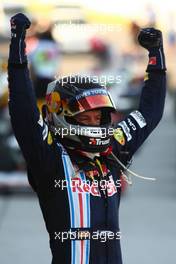 04.10.2009 Suzuka, Japan,  1st place race winner Sebastian Vettel (GER), Red Bull Racing - Formula 1 World Championship, Rd 15, Japanese Grand Prix, Sunday Podium