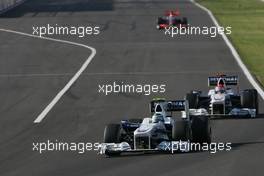 04.10.2009 Suzuka, Japan,  Nick Heidfeld (GER), BMW Sauber F1 Team and Robert Kubica (POL), BMW Sauber F1 Team  - Formula 1 World Championship, Rd 15, Japanese Grand Prix, Sunday Race