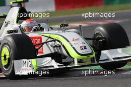 03.10.2009 Suzuka, Japan,  Rubens Barrichello (BRA), Brawn GP, BGP001, BGP 001 - Formula 1 World Championship, Rd 15, Japanese Grand Prix, Saturday Qualifying