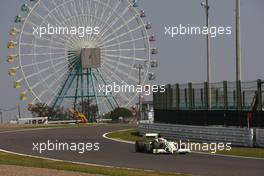 03.10.2009 Suzuka, Japan,  Rubens Barrichello (BRA), Brawn GP, BGP001, BGP 001 - Formula 1 World Championship, Rd 15, Japanese Grand Prix, Saturday Qualifying