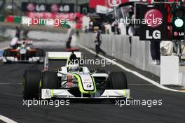 03.10.2009 Suzuka, Japan,  Jenson Button (GBR), Brawn GP  - Formula 1 World Championship, Rd 15, Japanese Grand Prix, Saturday Practice