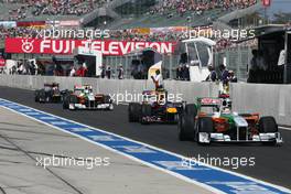 03.10.2009 Suzuka, Japan,  Adrian Sutil (GER), Force India F1 Team  - Formula 1 World Championship, Rd 15, Japanese Grand Prix, Saturday Practice